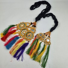  Indian Mirror-Tassel Necklace