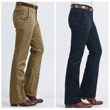 Men Formal Bell Bottom Pants