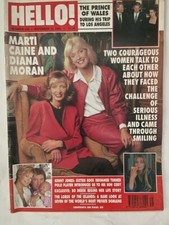 HELLO! MAGAZINE NOV 12 1994 - MARTI CAINE AND DIANA MORAN - KENNY JONES