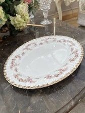 Royal Albert Dimity Rose Oval Serving Platter Bone China England 