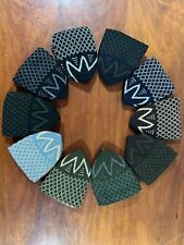 Wool Men Skull Cap Islamic Prayer Hat Topi Kufi Head Wear zigzag design