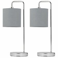 Set of 2 Modern Chrome Arched