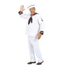 Mens Deluxe Sailor Uniform Costume