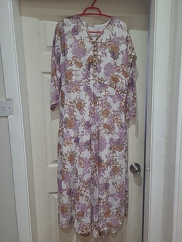 Asian long dress floral size - floral,