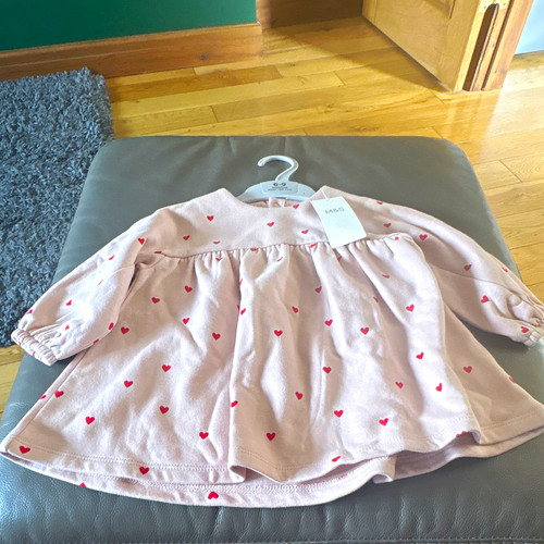 Marks spencer pink red heart - marks, &
