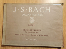 J S BACH ORGAN WORKS - BOOK 15