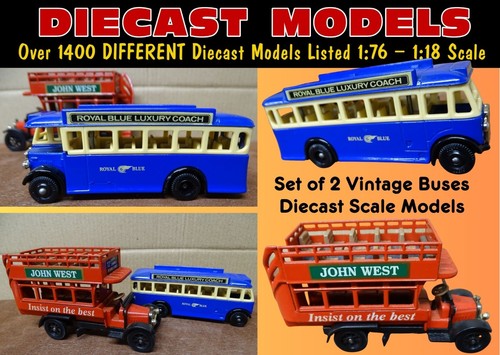 Vintage buses lledo - x,