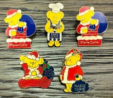 5 X Marie Curie Christmas Bear