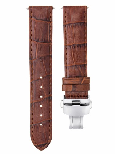 20mm light brown leather - light,