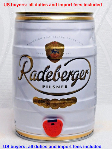 Empty beer barrel radeberger - beer,