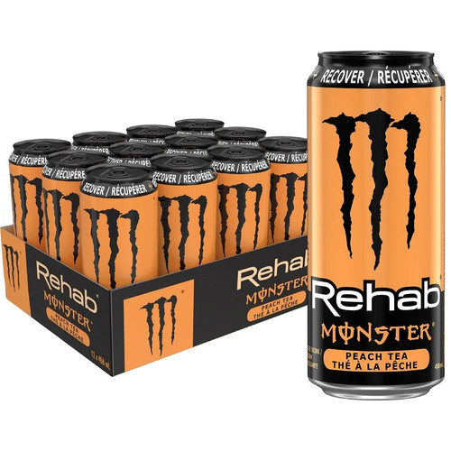Monster rehab peach tea - monster,