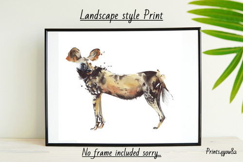 African wild dog - wild, a4