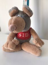 Vintage Soft Plush Toy Animal With T Shirt Sid