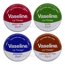 3 Pack Vaseline Lip Therapy Balm Petroleum Jelly 20g Pocket Size Pots