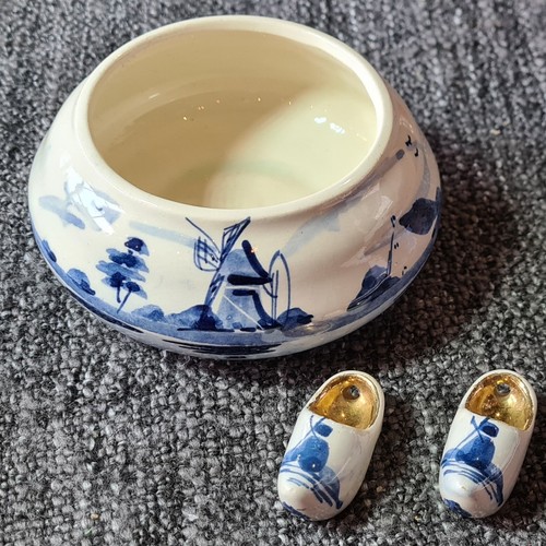 Delft dutch trinket bowl - trinket, &