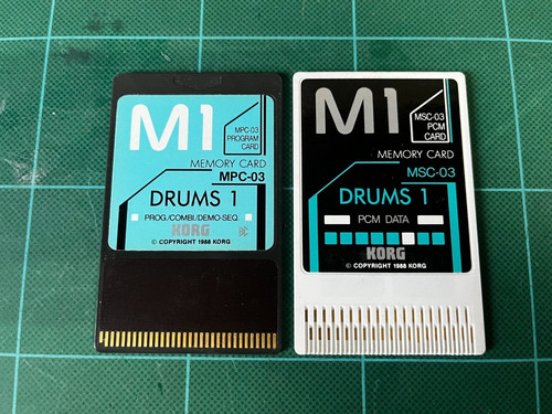 Korg pcm program cards - m1,