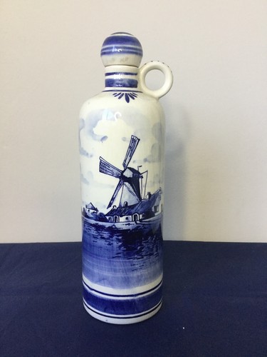 Delft blue lidded - blue,
