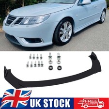 Gloss Front Bumper Lip Splitter Spoiler Under Chin Body For Saab 9-3 2003-2007