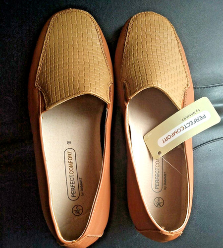 New damart leather shoes - damart, brown