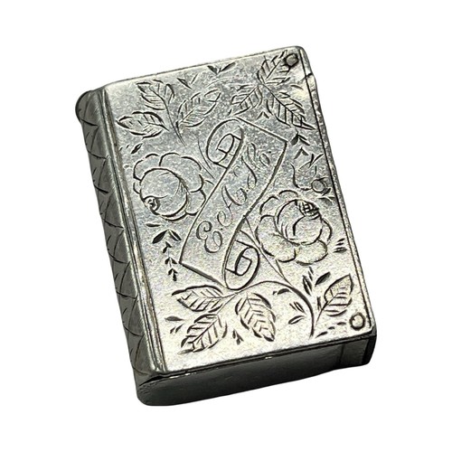 Novelty book silver - book, vesta