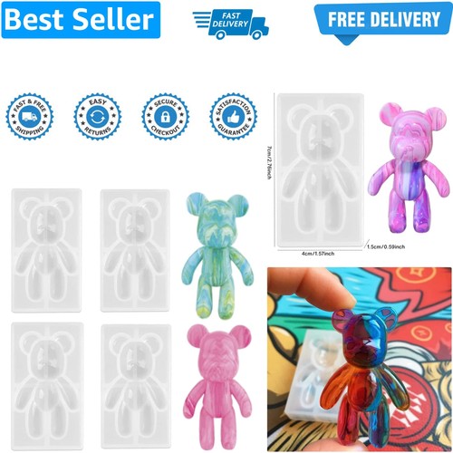 Pcs resin molds - 4, teddy
