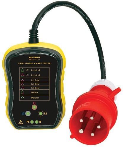Phase industrial socket - 3-phase,