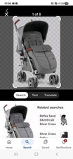 Silver Cross Reflex Buggy Stroller Pram Pushchair