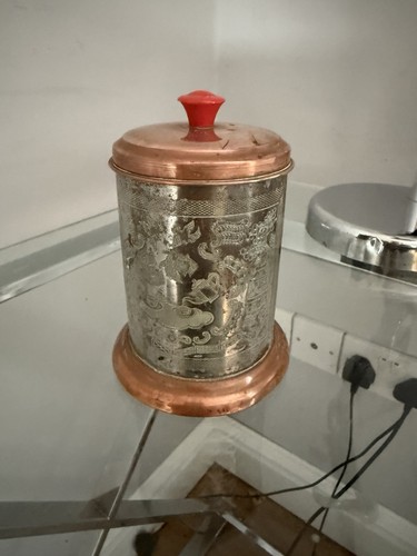 Vintage copper brass silver - vintage,