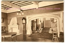 Wales, Conwy, Llandudno, Convalescent Home, Marl Hall Postcard. 1915. Interior