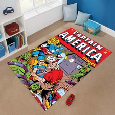 Captain America Rug, Comic