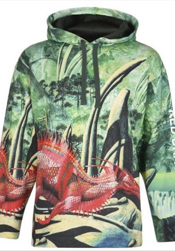 Valentino red dragon hoodie - valentino,
