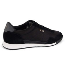 Hugo Boss Titanium SL Mens Shoes Trainers UK Size 7 Black White