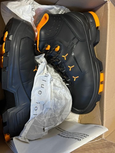 Uvex black safety boots - black,