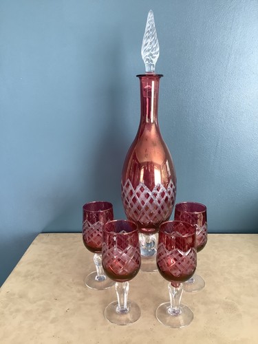 Vintage bohemian crystal cut - vintage,