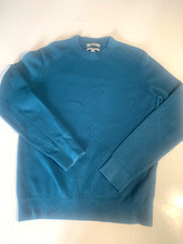 COS mens teal ribbed cotton