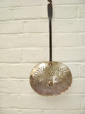 Chestnut roaster Vintage brass