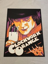 A Clockwork Orange - Screen Print Movie Poster Vance Kelly