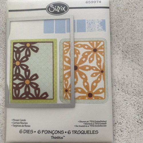 Sizzix flower cards set 6 - sizzix,