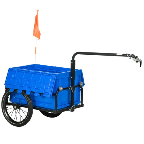 Homcom bicycle trailer with - homcom,
