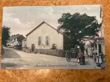 Vintage postcard of Abersoch Congregational Church.