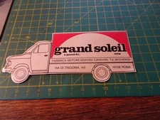 Vintage Grand Soleil Factory