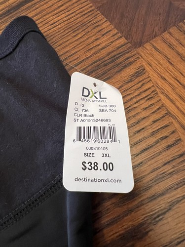 Nwt xxxl dxl black - -,
