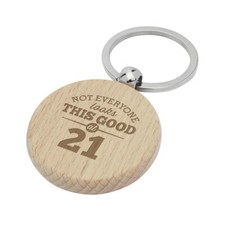 21st Birthday Gift Key Ring
