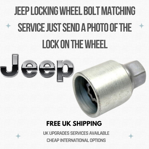 Jeep locking wheel bolt - wheel, nut