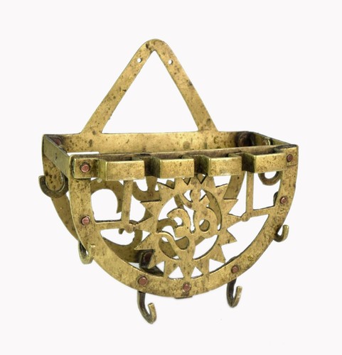 Old brass kitchen utility - old, tea