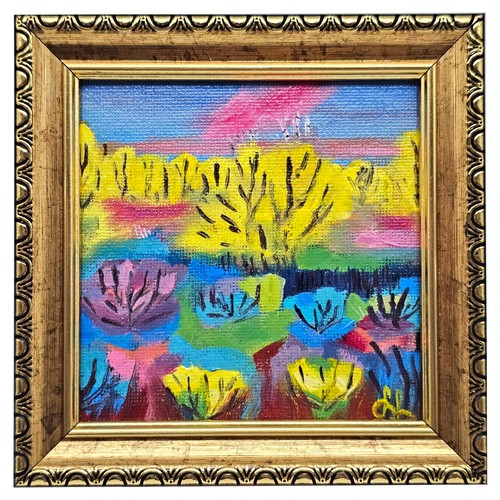Original oil painting abstract - original,