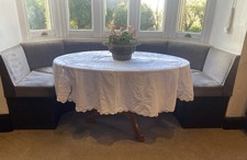 Large White Cotton Linen Table