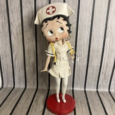 Betty Boop Bedside Betty Porcelain Collector 13" Doll Nurse Figurine Statue 2004