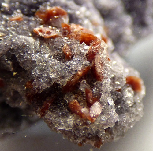 Rhodochrosite crystals - rhodochrosite, on