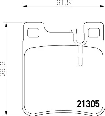 Brake pads 8db - pads, 355